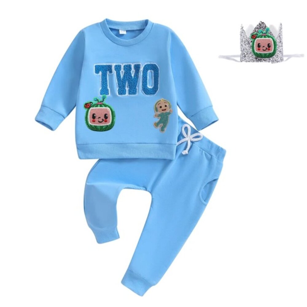 Cocomelon Sweater Coco Melon Second Birthday Coco Melon Outfit Clothes Leggings